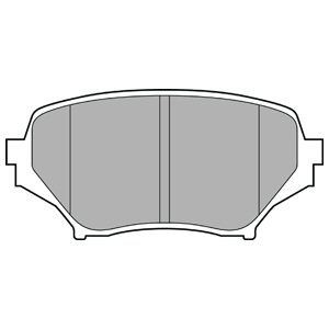 Brake pad set DELPHI