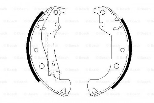 Brake shoe set BOSCH