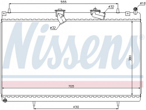 Radiator NISSENS