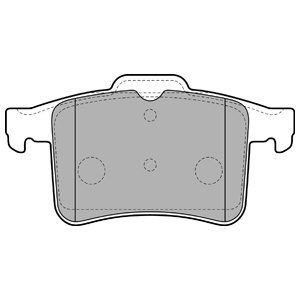 Brake pad set DELPHI