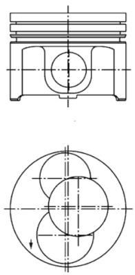 Piston KOLBENSCHMIDT