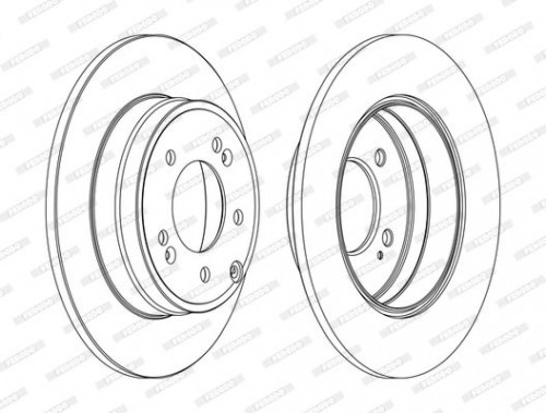 Brake disc FERODO