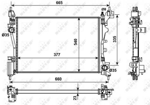 Radiator NRF