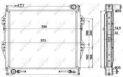 Radiator NRF