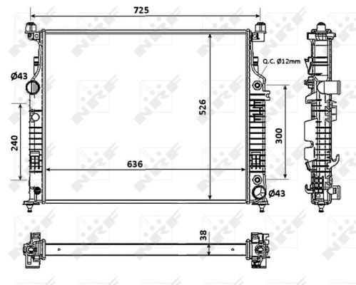 Radiator NRF