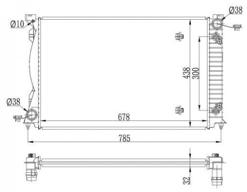 Radiator NRF