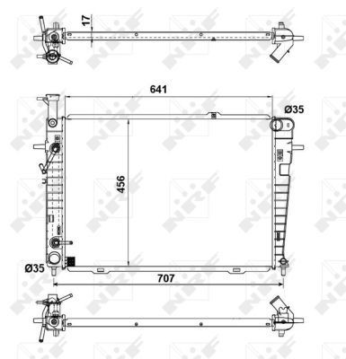 Radiator NRF