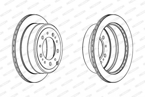 Brake disc FERODO