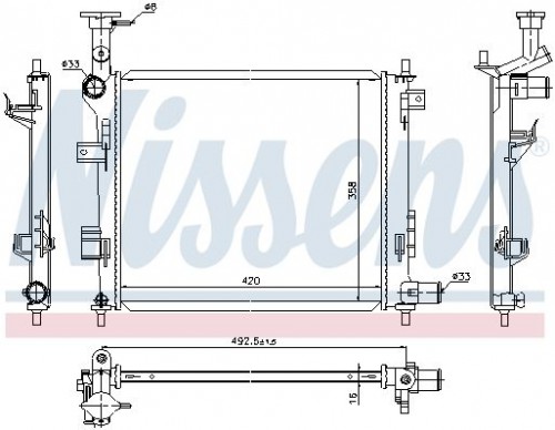 Radiator NISSENS