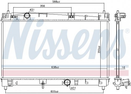Radiator NISSENS