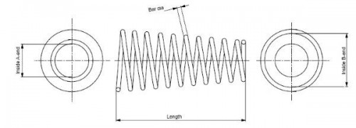 Coil spring MONROE