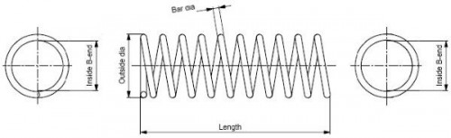 Coil spring MONROE