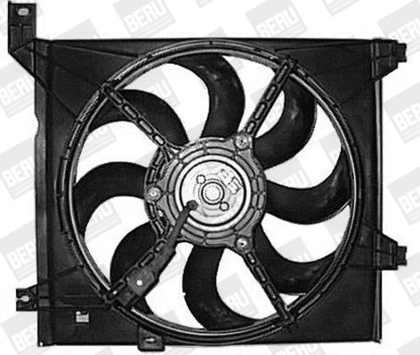Cooling fan wheel