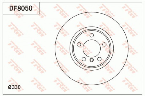 Brake disc TRW