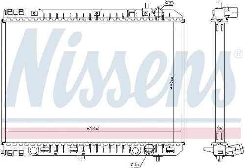 Radiator NISSENS