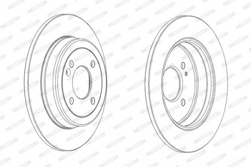 Brake disc FERODO