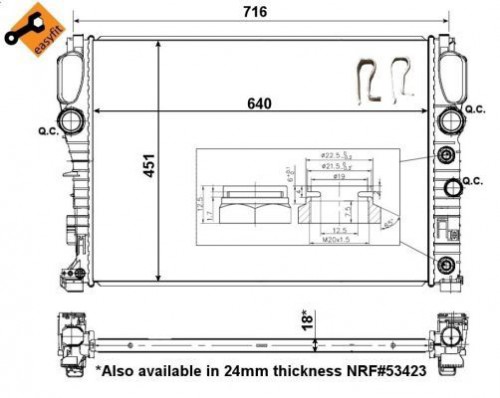 Radiator NRF