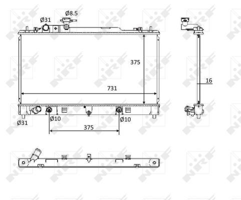 Radiator NRF