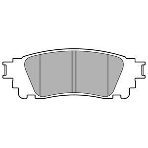 Brake pad set DELPHI