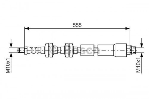 Brake hose BOSCH