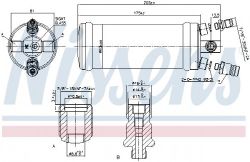 Dryer, air conditioning NISSENS