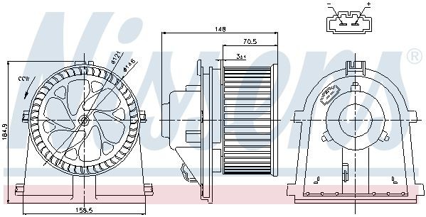 Electric motor, Interior ventilation