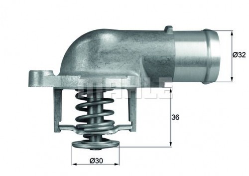 Thermostat, coolant MAHLE