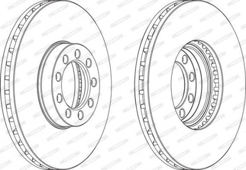 Brake disc FERODO