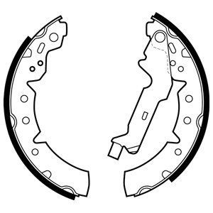 Brake shoe set DELPHI