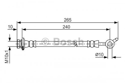 Brake hose BOSCH