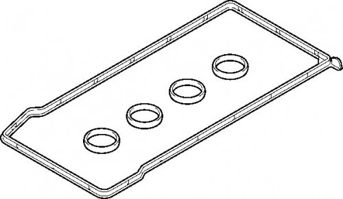 Gasket set, valve cover ELRING