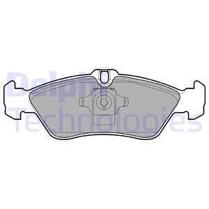 Brake pad set DELPHI