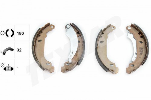 Brake shoe set TEXTAR