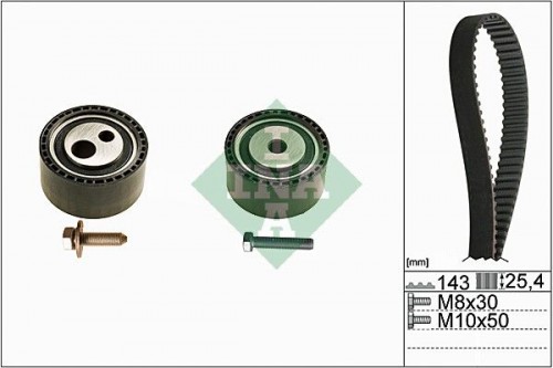 Timing belt set INA