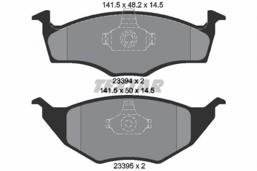 Brake pad set TEXTAR