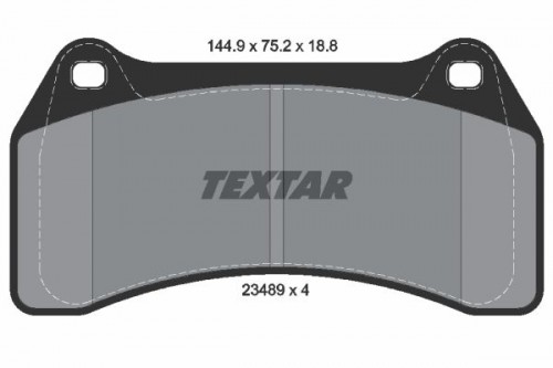 Brake pad set TEXTAR