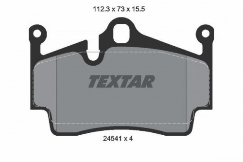 Brake pad set TEXTAR