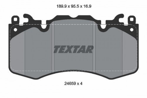 Brake pad set TEXTAR