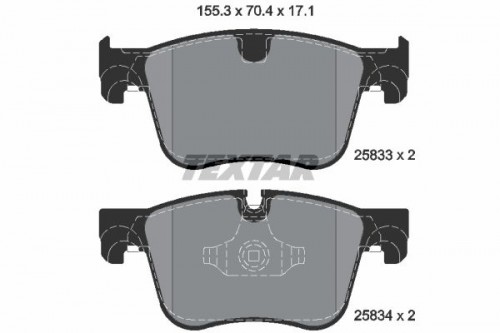 Brake pad set TEXTAR