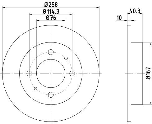 Brake disc TEXTAR