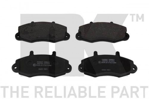 Brake pad set, disc brake NK