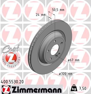 Brake disc ZIMMERMANN