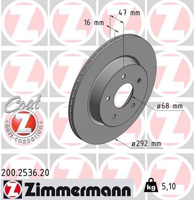 Brake disc ZIMMERMANN