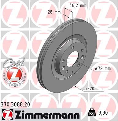 Brake disc ZIMMERMANN