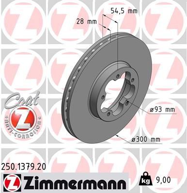 Brake disc ZIMMERMANN