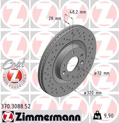 Brake disc ZIMMERMANN