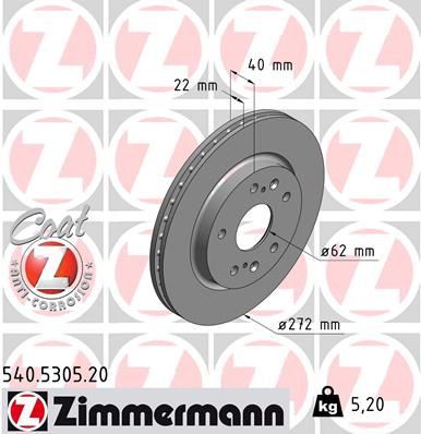 Brake disc ZIMMERMANN