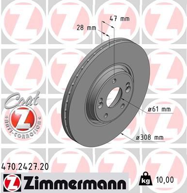 Brake disc ZIMMERMANN