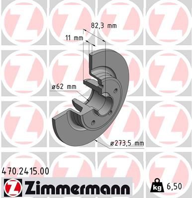 Brake disc ZIMMERMANN