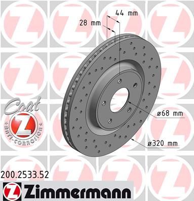 Brake disc ZIMMERMANN